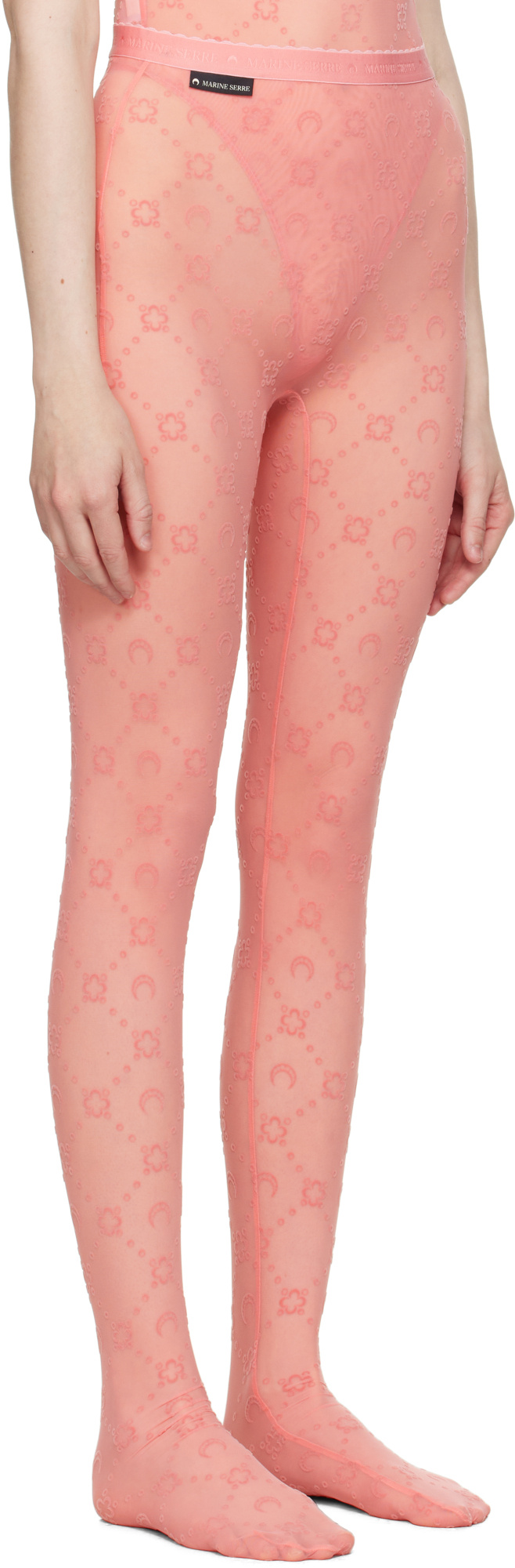 Marine Serre Elastic Waist Pantyhose