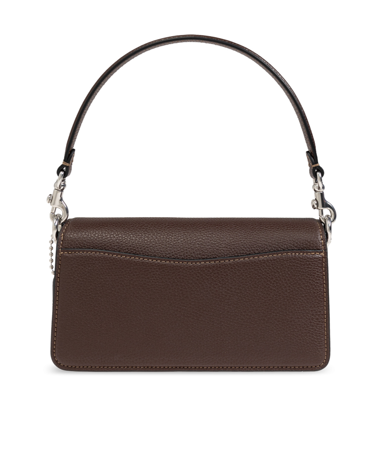 Coach Tabby 26 Logo Plaque Shoulder Bag In Black