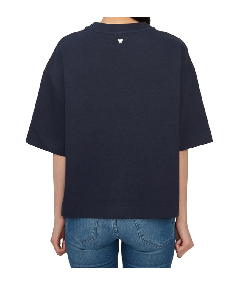 Weekend Max Mara Cotton Jersey And Viscose T-shirt In Black