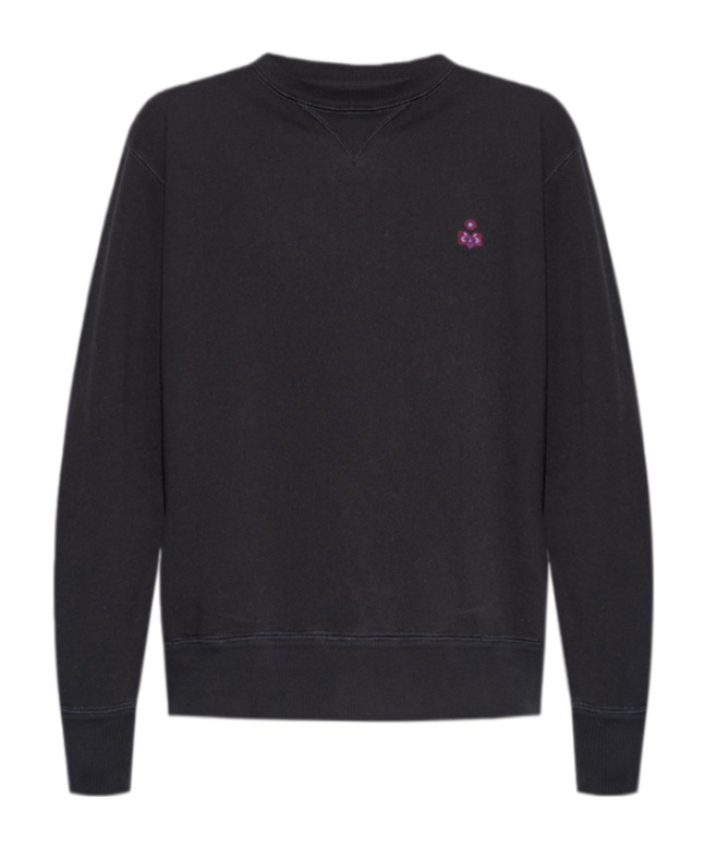Isabel Marant Long-sleeved Sweater In Black