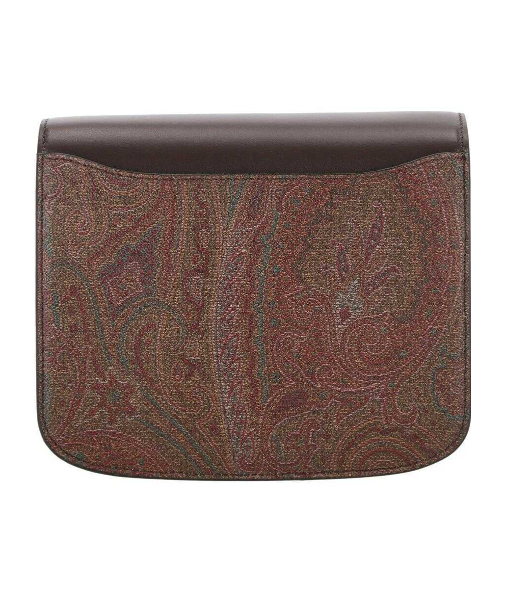 Etro Paisley Printed Essential Shoulder Bag In Black