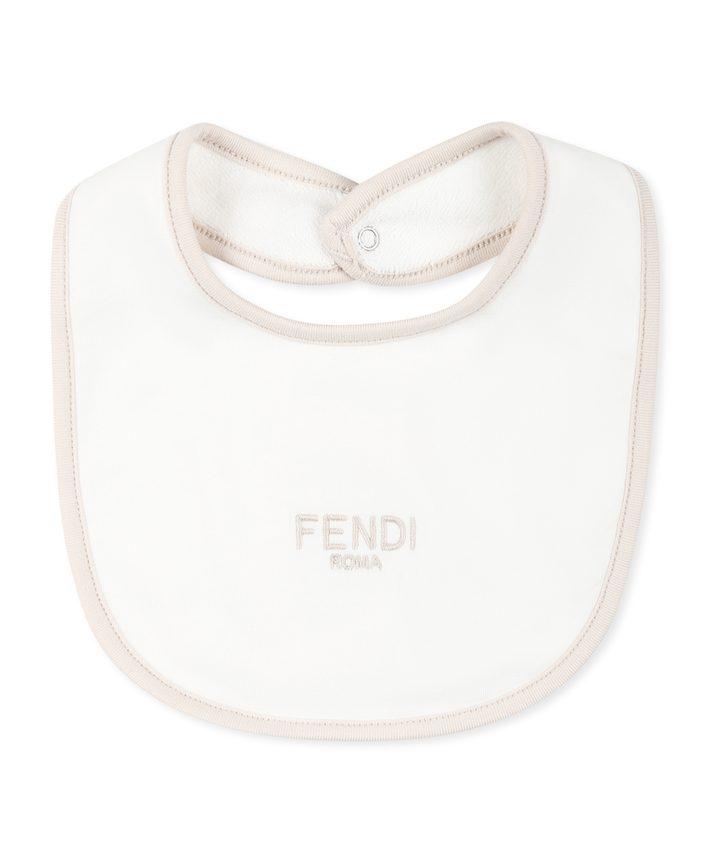 Fendi Babygrow Set With Logo In Neutral