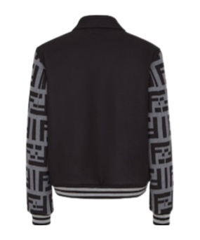 Fendi Wool Jacket In Black