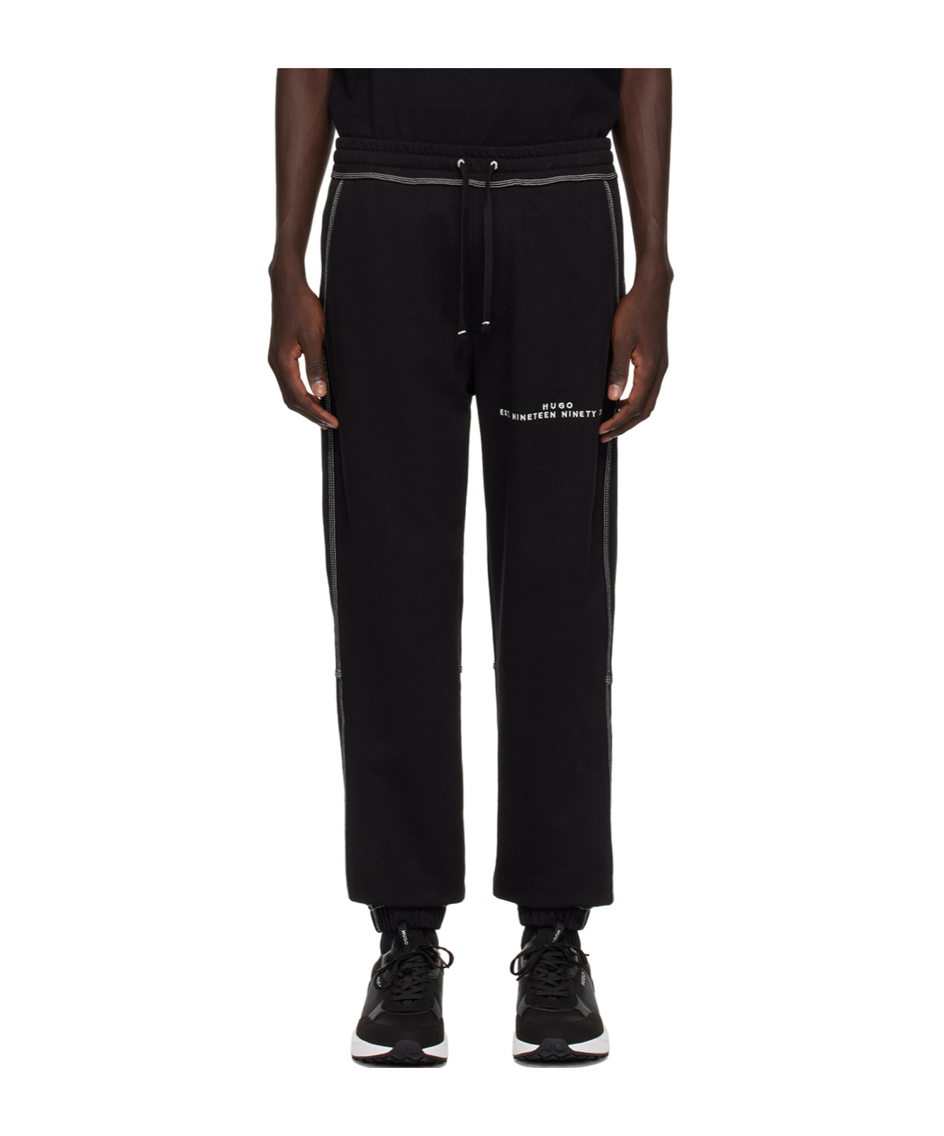 Shop Hugo Boss Dirabelo Track Pants In Black