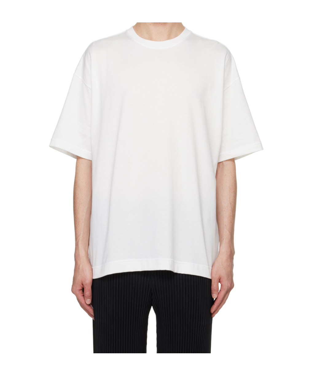 Issey Miyake Pattern Printed T-shirt In White