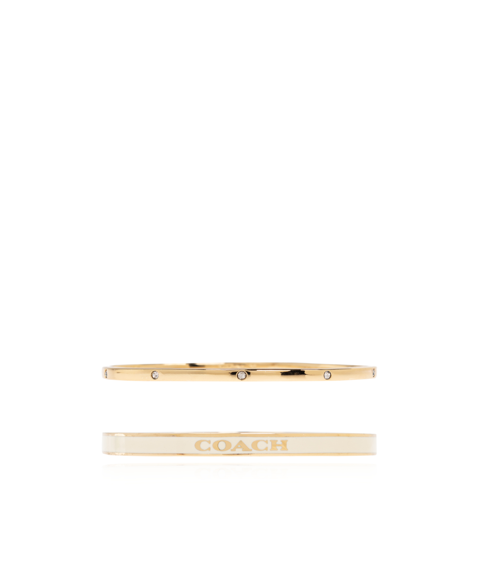 COACH CRYSTAL-EMBELLISHED BRACELETS (SET OF TWO)