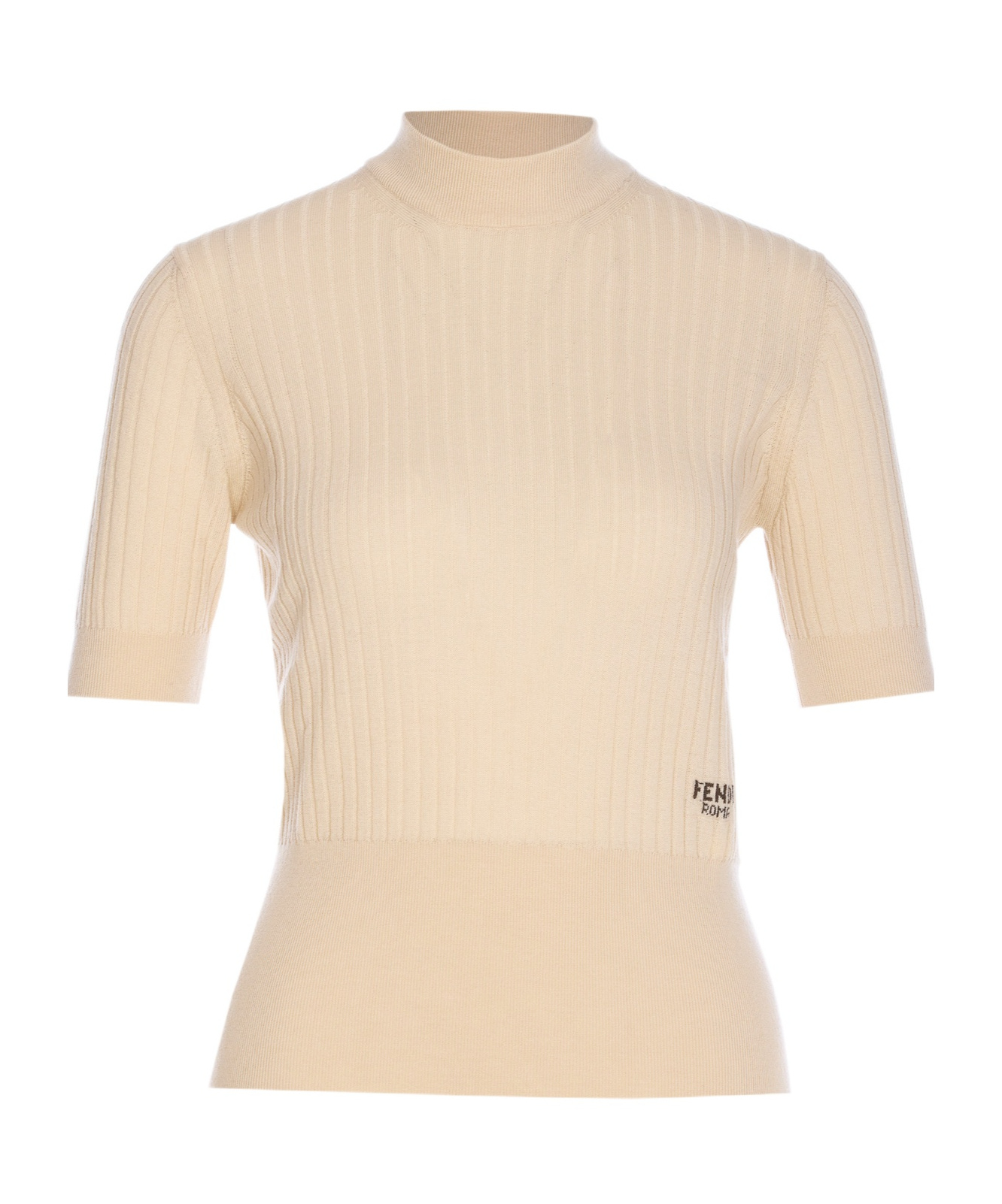 Fendi Turtleneck Sweater In Pink
