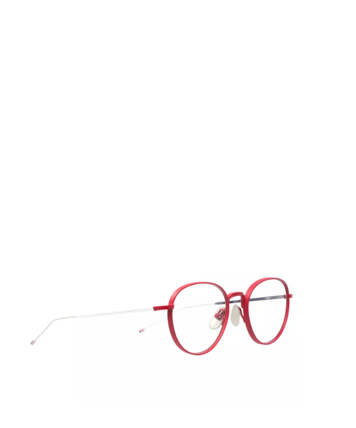 Thom Browne Logo Flat Mirror In Red