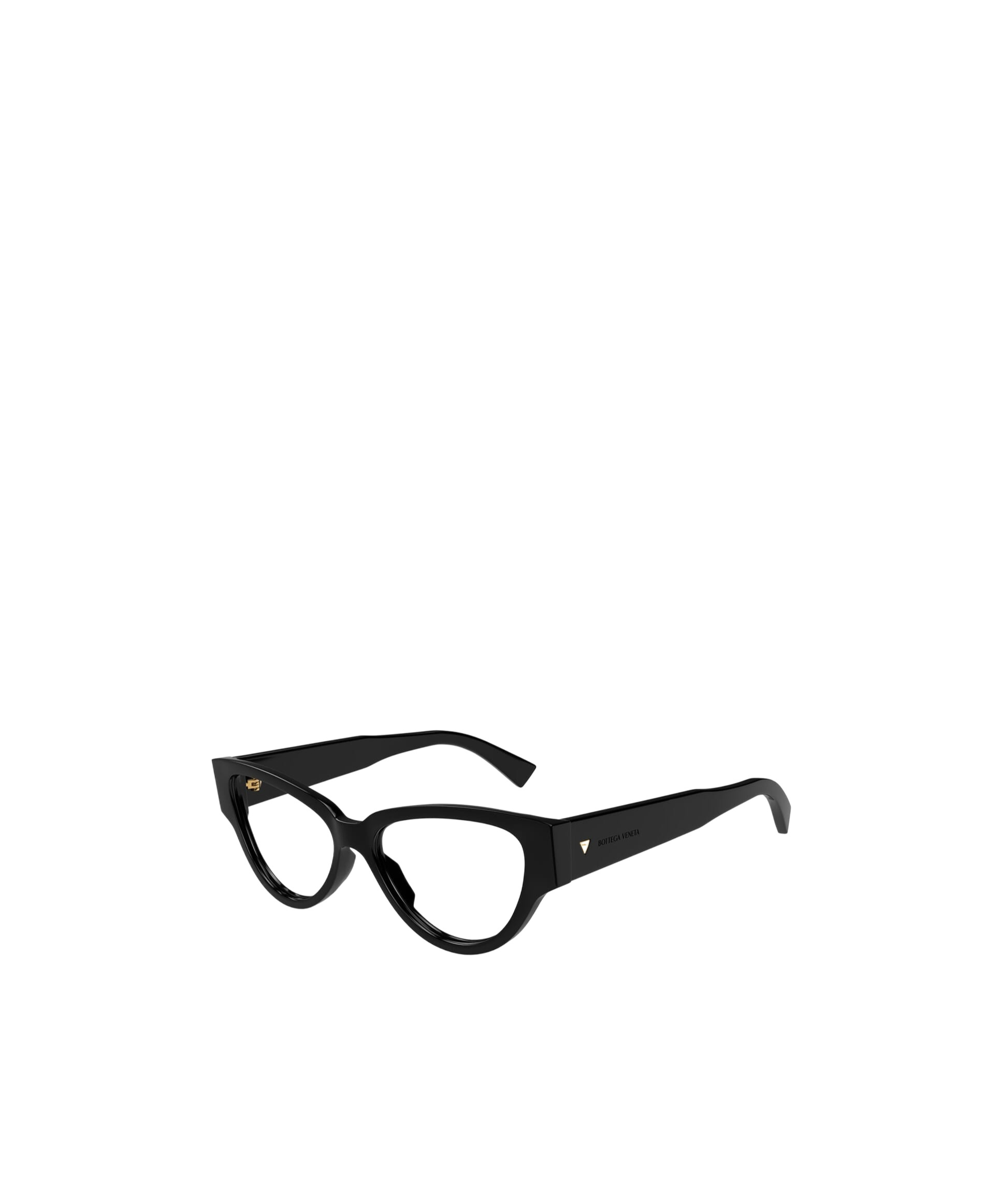 Bottega Veneta Logo Flat Mirror In Black