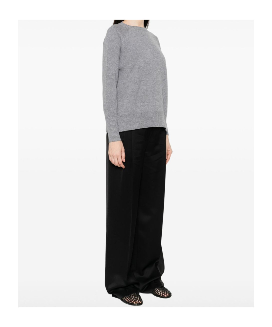 Baserange Crew Neck Sweater In Gray
