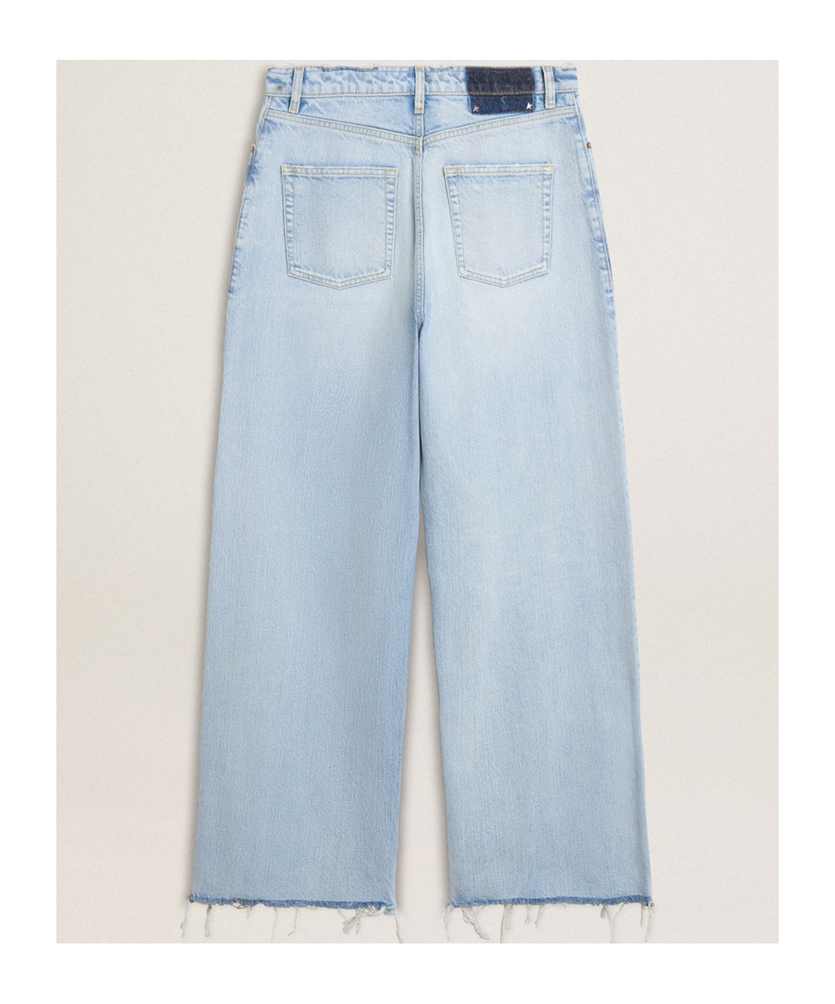 Golden Goose Womens Pants In Lived-in Effect Denim In Blue