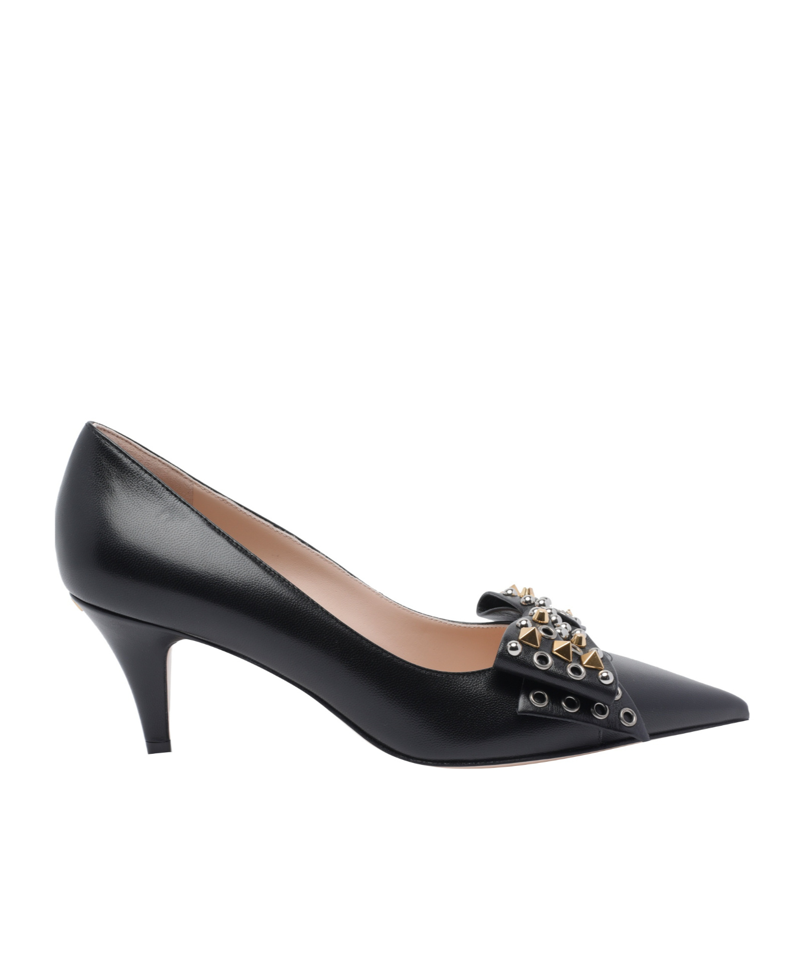 Valentino Pointed High Heels In Black