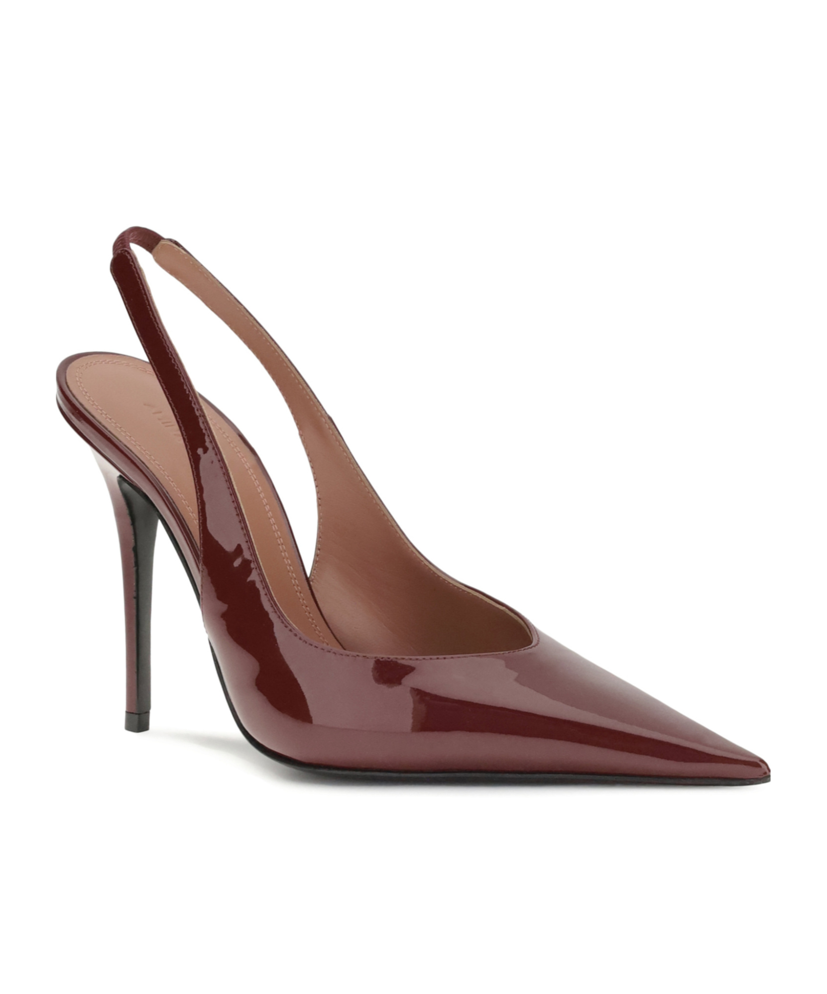 Amina Muaddi Anok Pumps In Burgundy