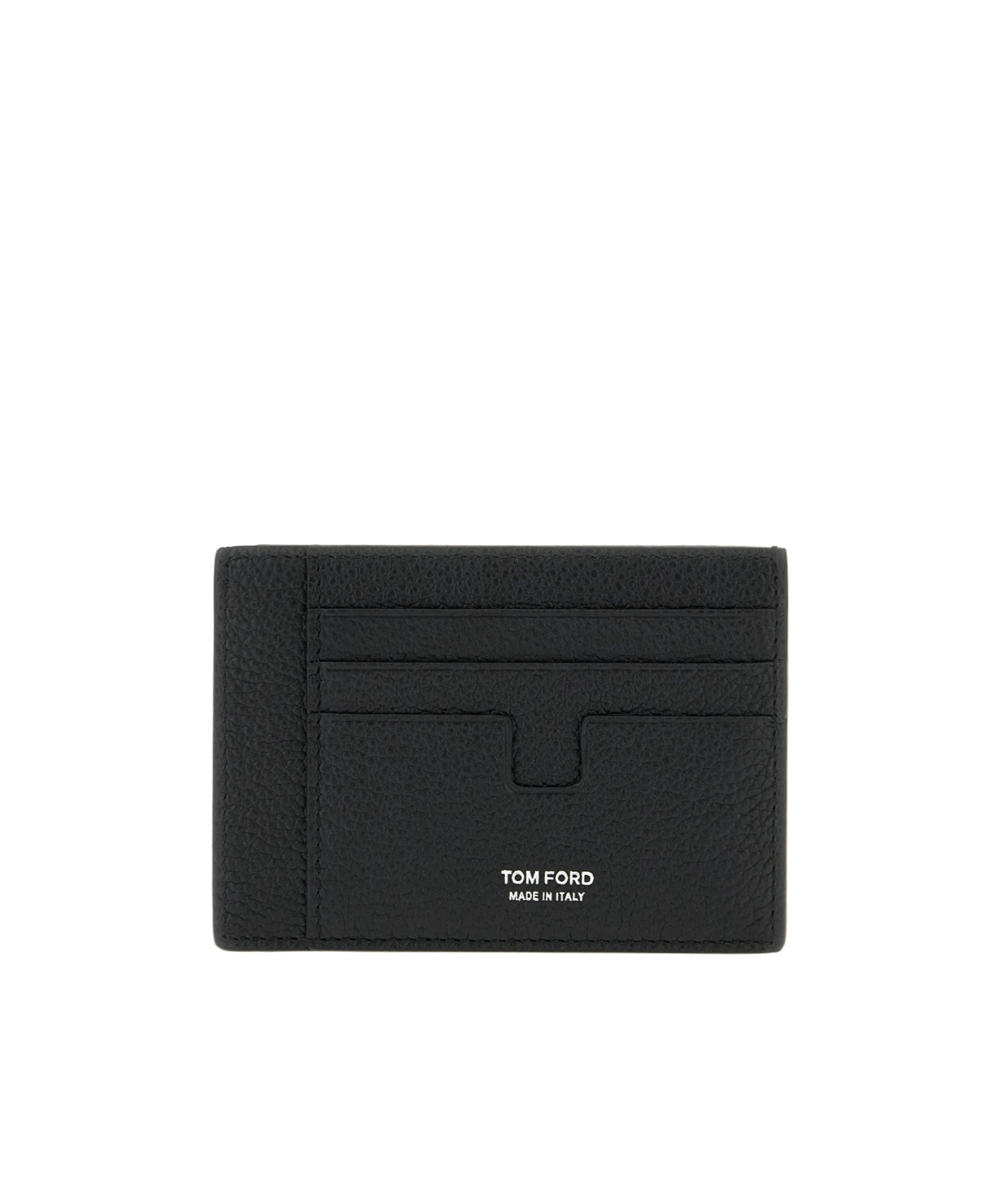 Tom Ford Logo Decal Card Holder In Black