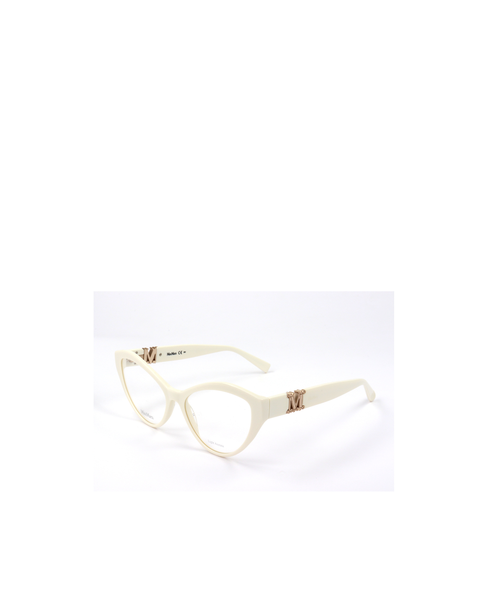 Max Mara Cat-eye Flat Mirror In White