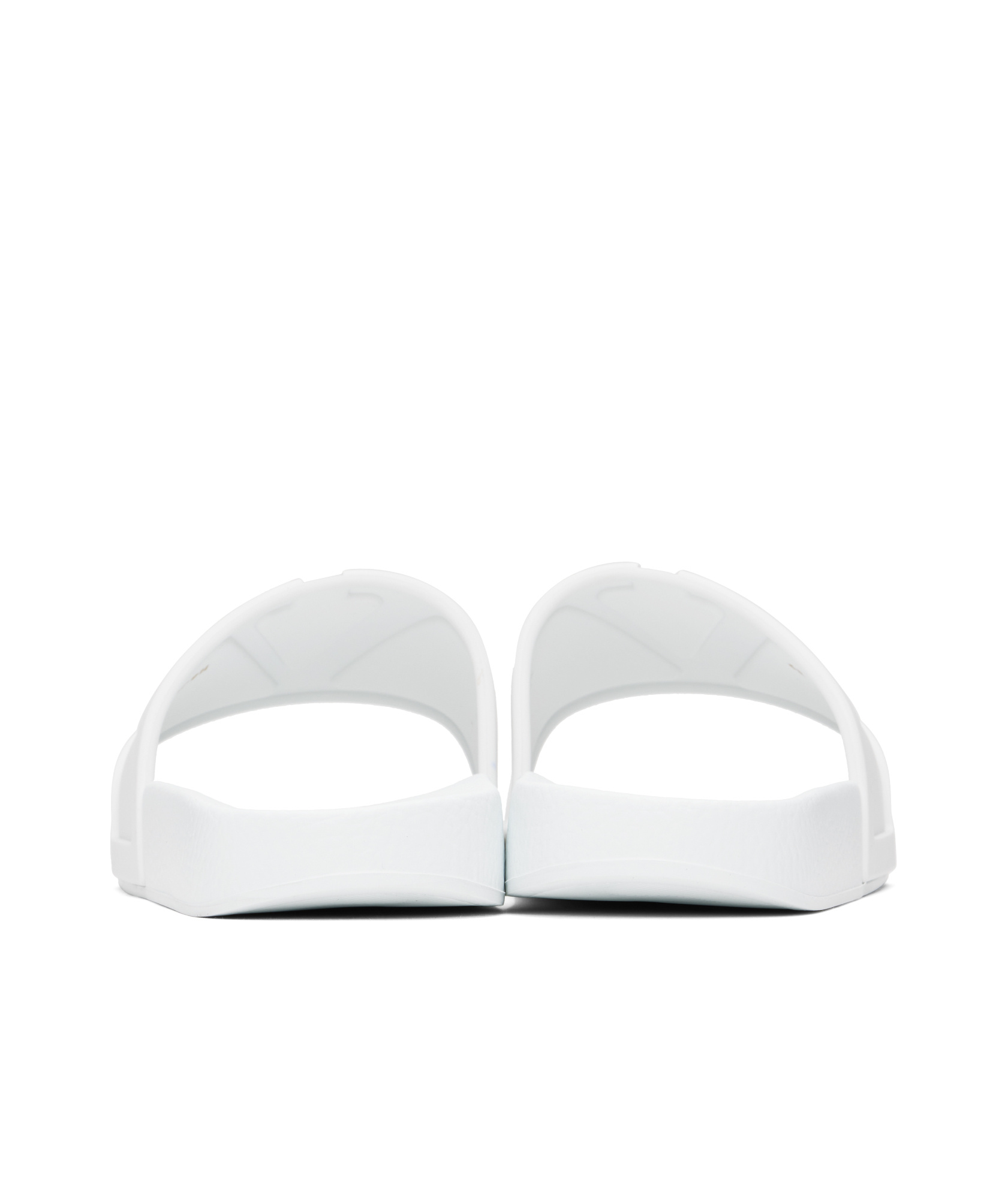 Valentino Open-toed Slippers In White