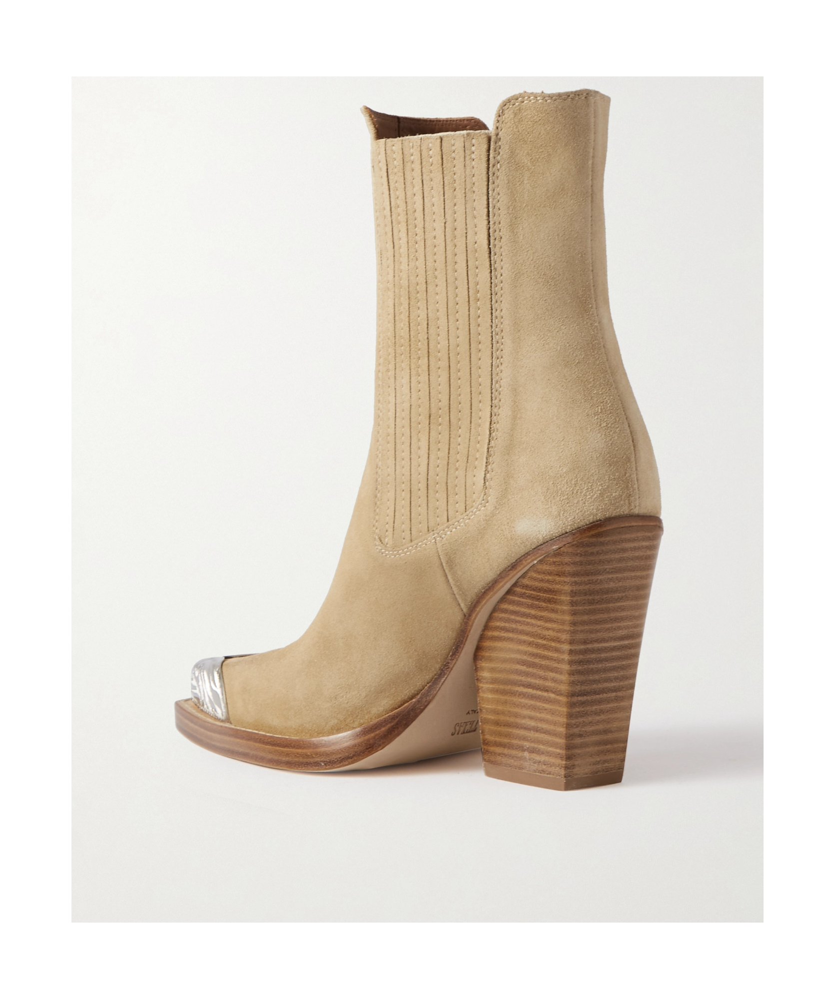 Shop Paris Texas Pointed Short Boots In Nude