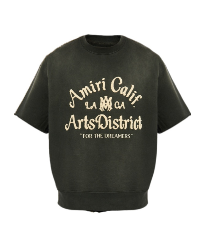 Amiri Short-sleeved T-shirt In Black