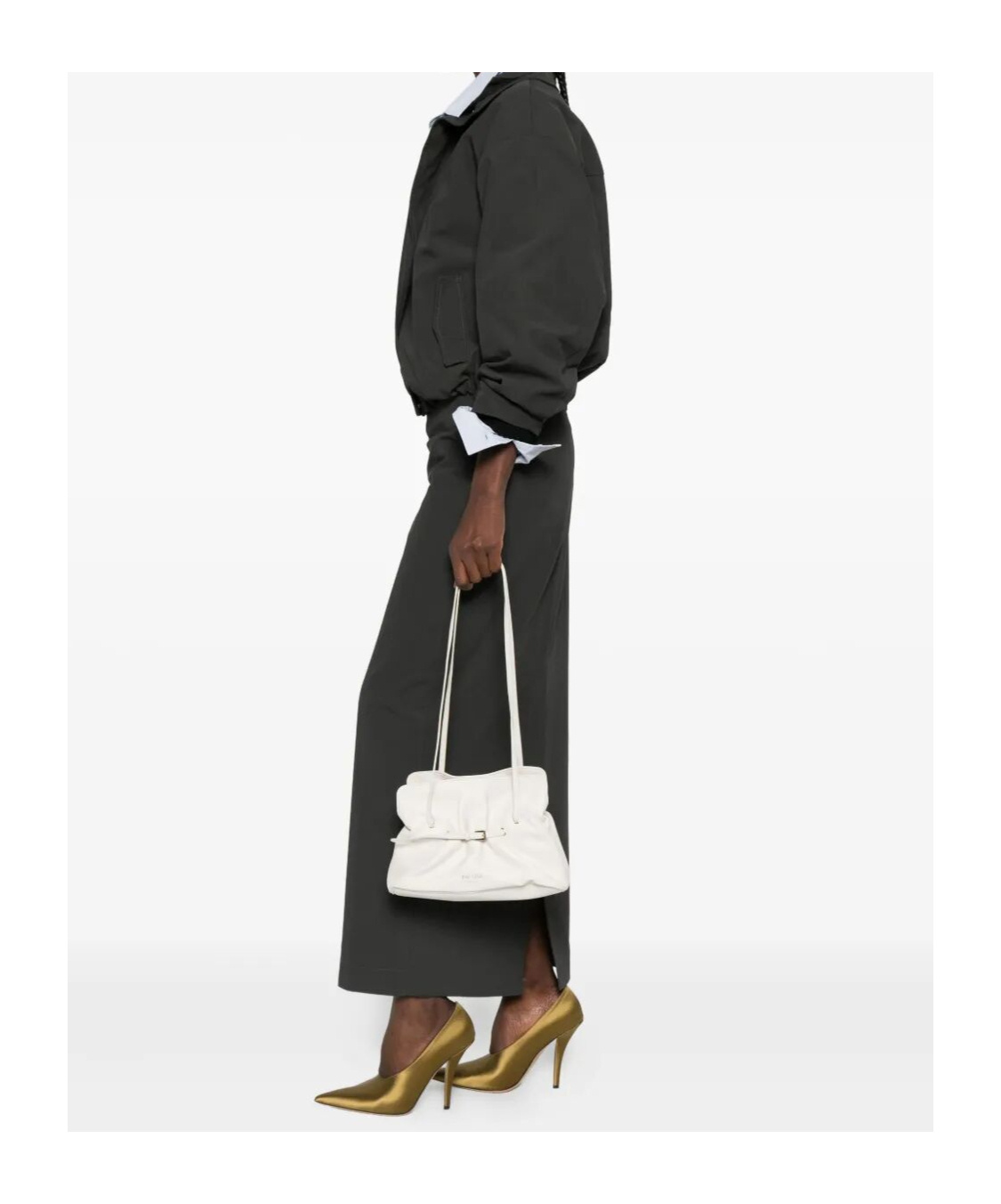 Prada Dada Small Shoulder Bag In White