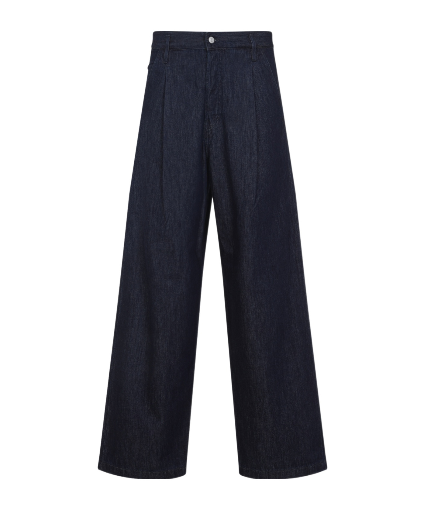 Dries Van Noten Penning High-rise Wide-leg Jeans In Blue