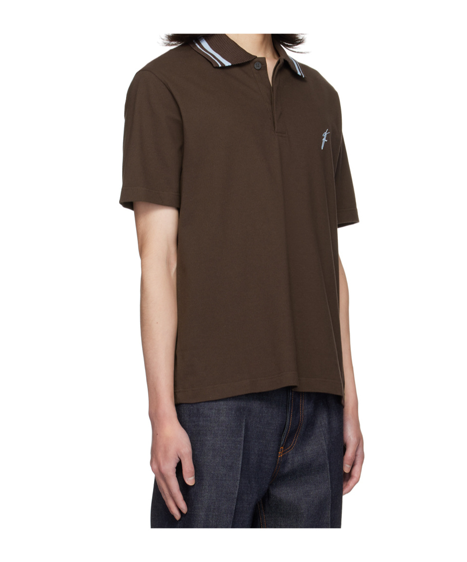 Ferragamo Short-sleeved Polo Shirt In Green
