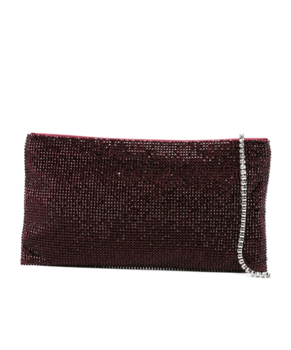Benedetta Bruzziches La Petite Your Best Friend Clutch Bag In Red