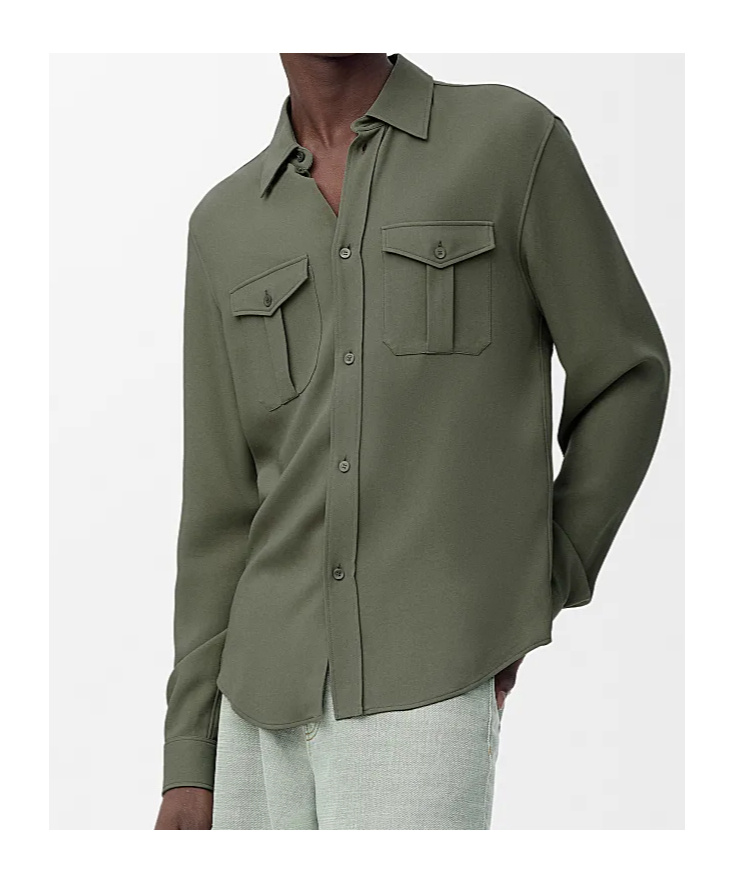 Loewe Shirt In Viscose Blend In Green