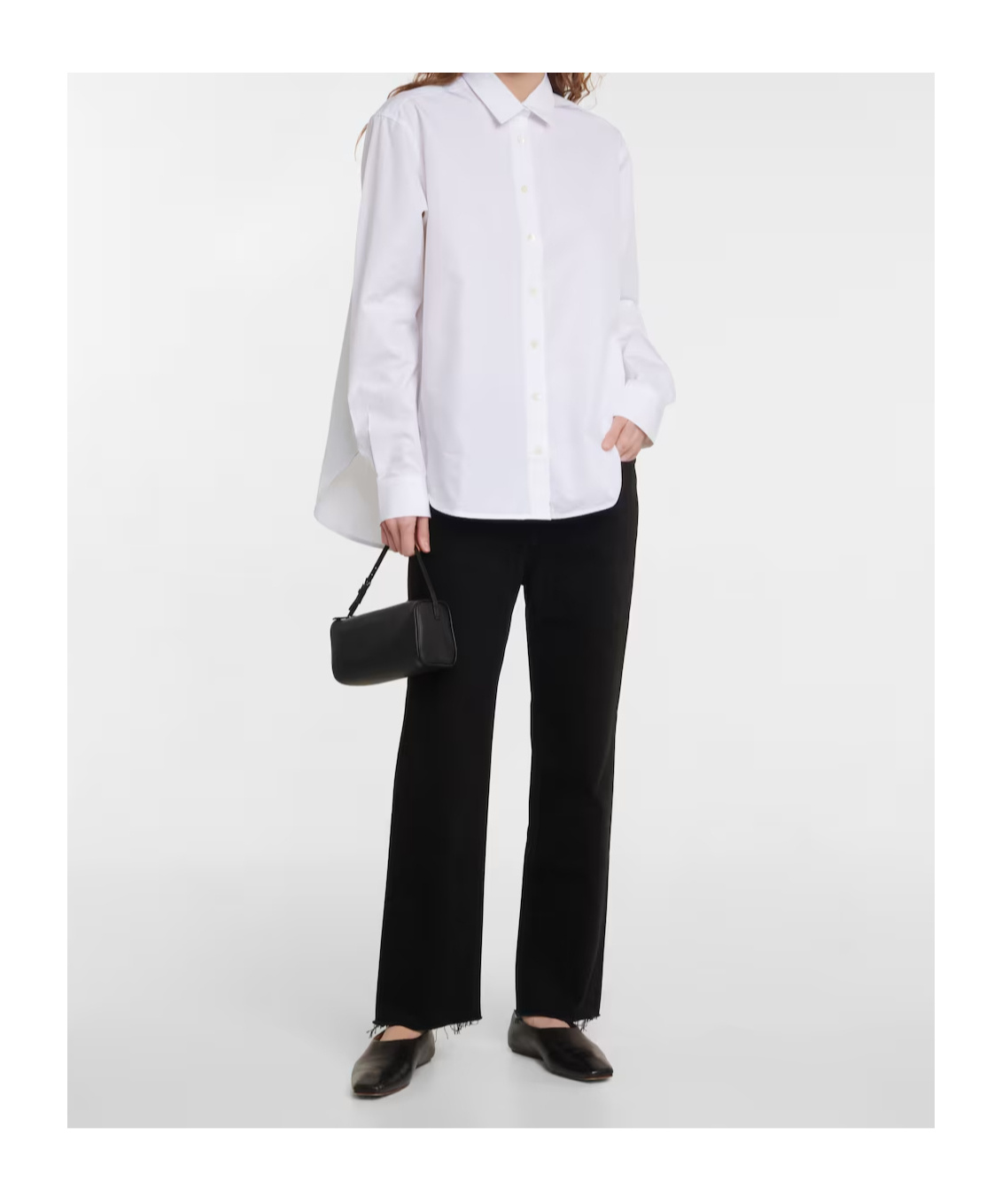 Totême Long Sleeve Shirt In White