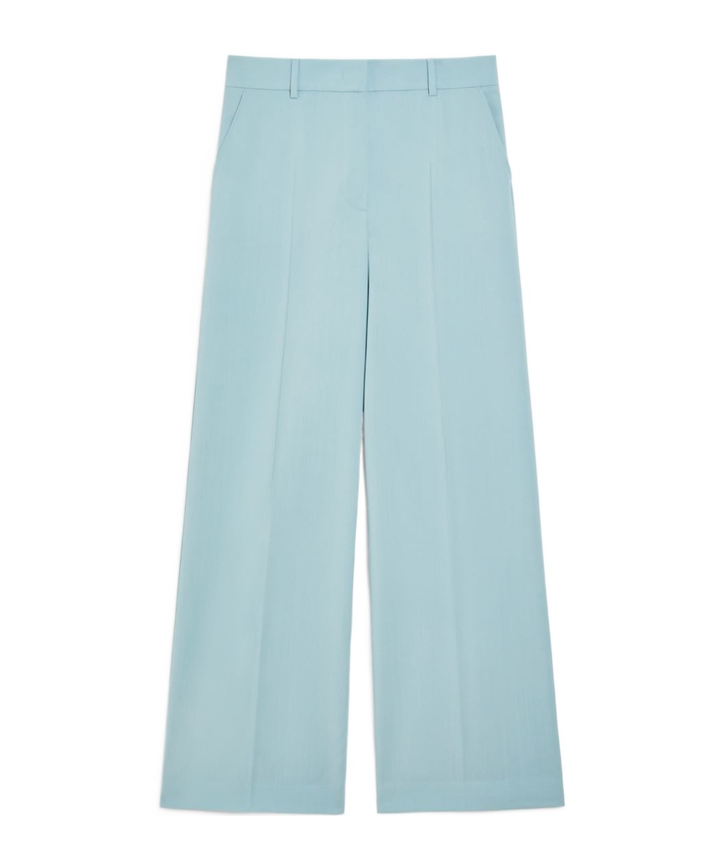 Weekend Max Mara Belt-loop Casual Pants In Blue