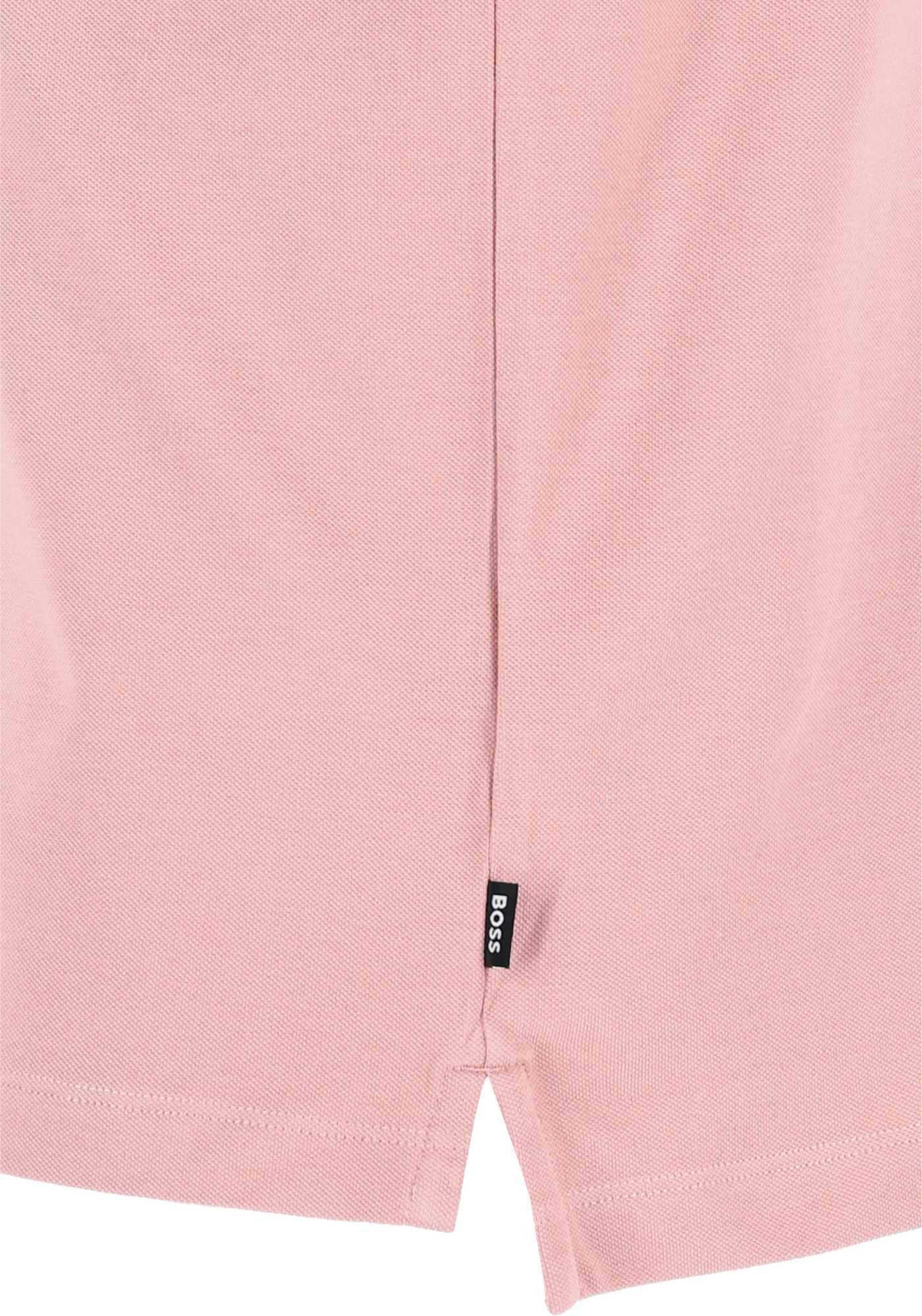 Hugo Boss Parlay Button Lapel Polo Shirt In Pink