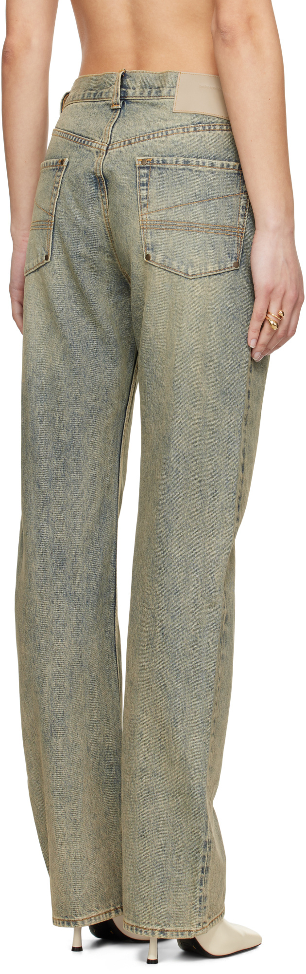 Entire Studios Slem Jeans In Surface Wave