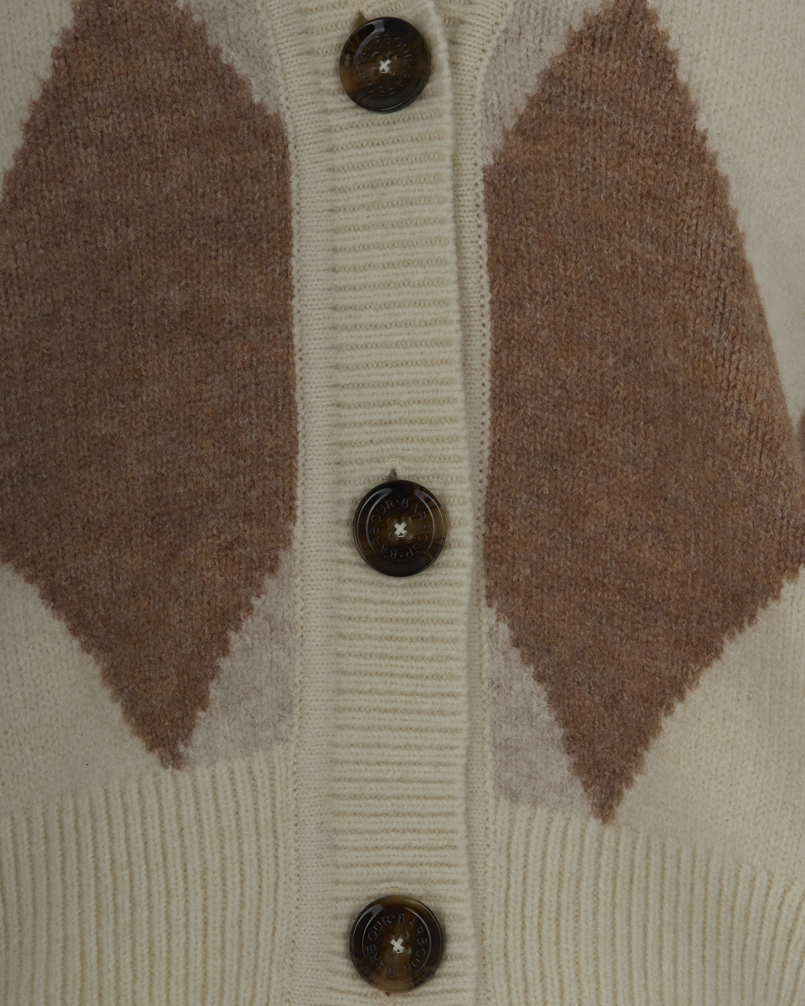 Barbour Long Sleeve Sweater In Neutral