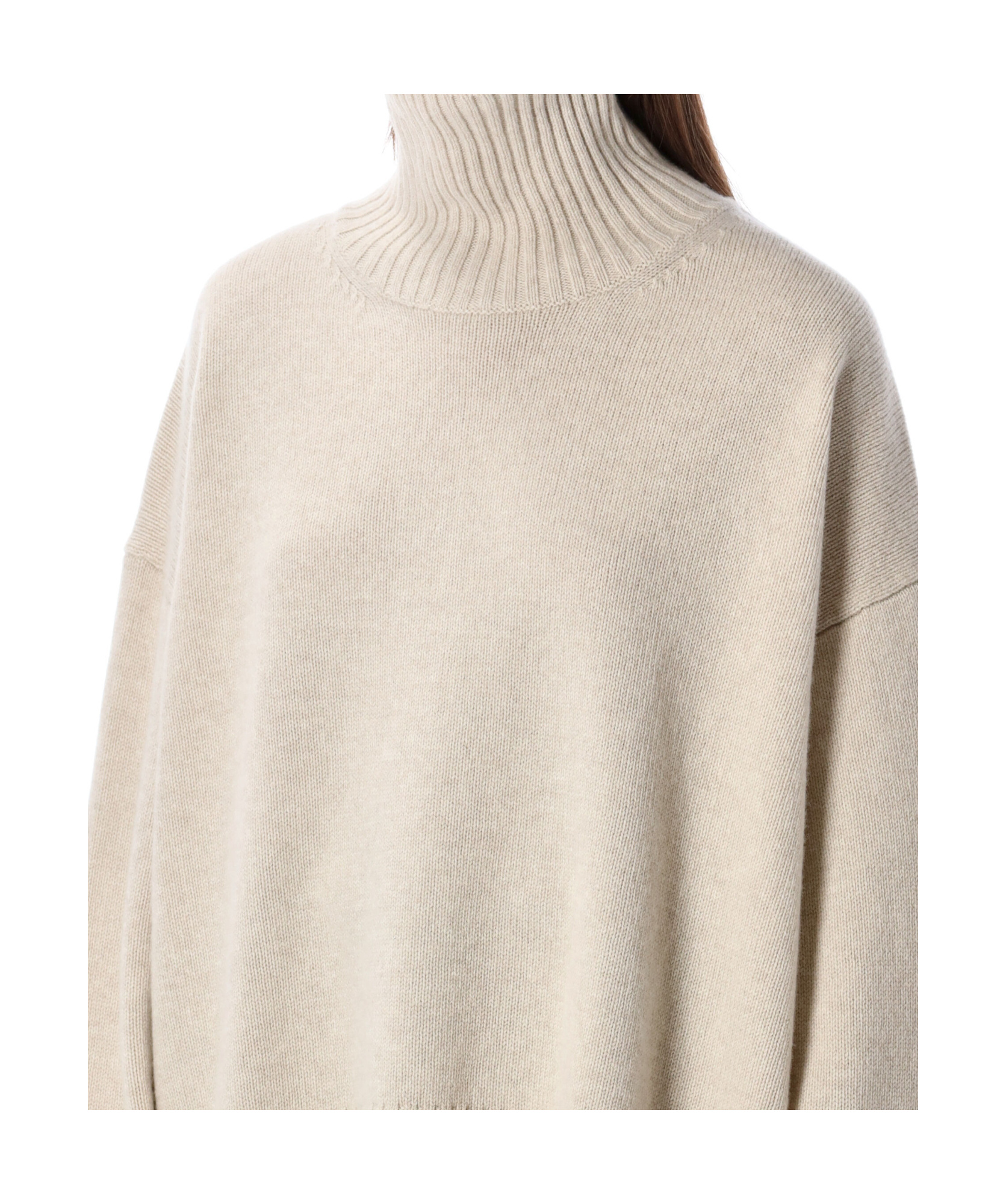 Soeur William High Neck Pullover In Neutral
