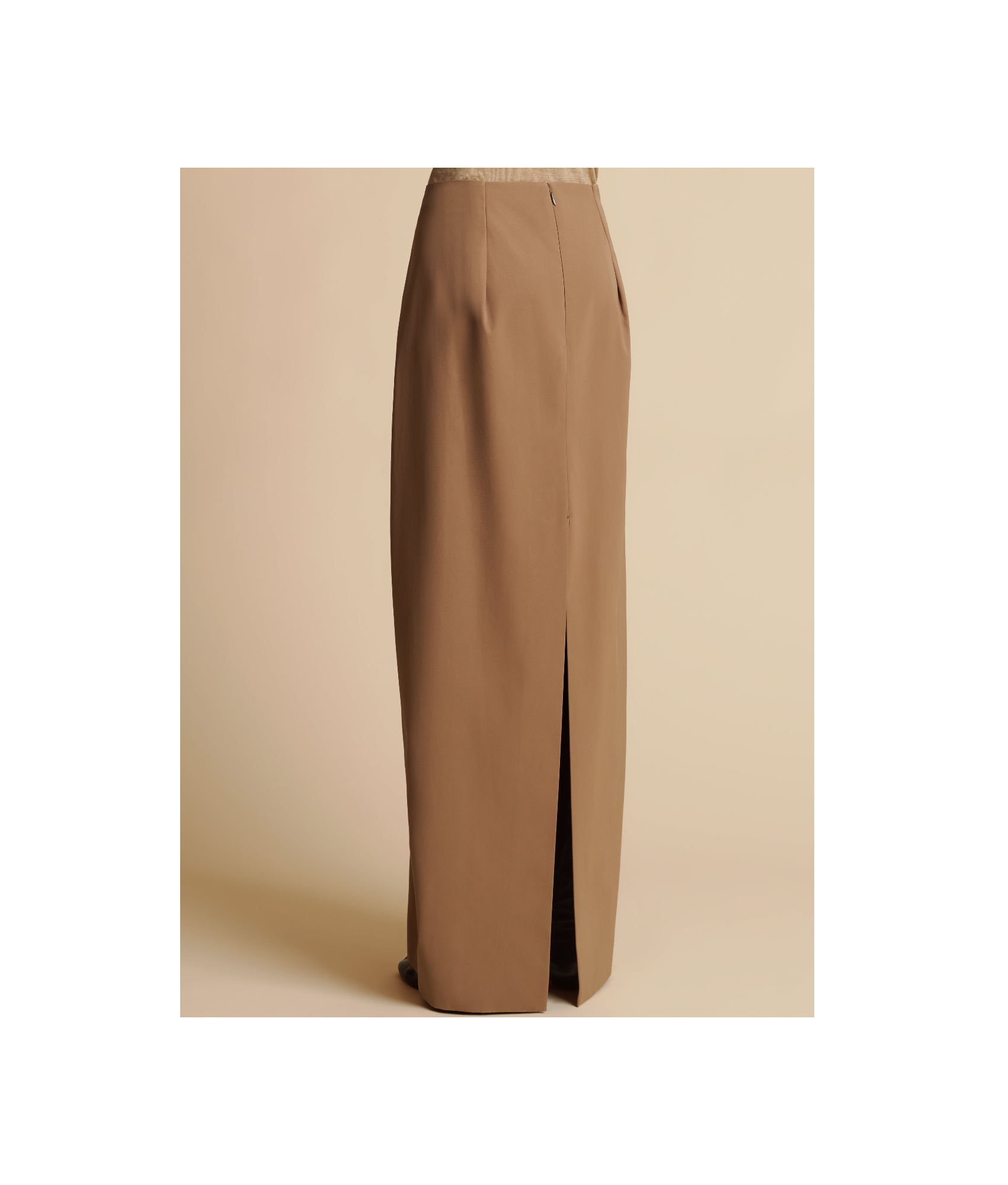Khaite Lauson Maxi Skirt In Brown