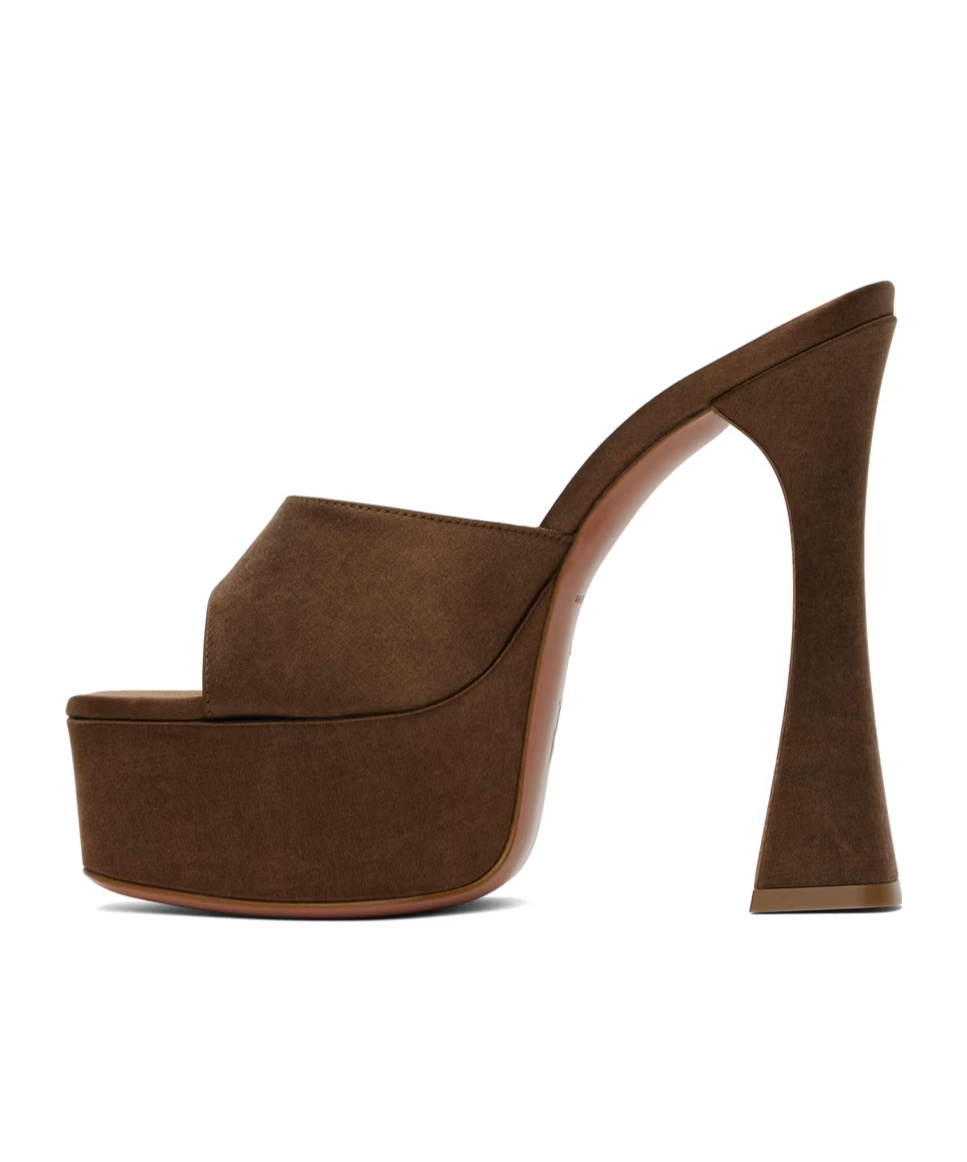 AMINA MUADDI DALIDA SQUARE-TOED HIGH-HEELED SANDALS