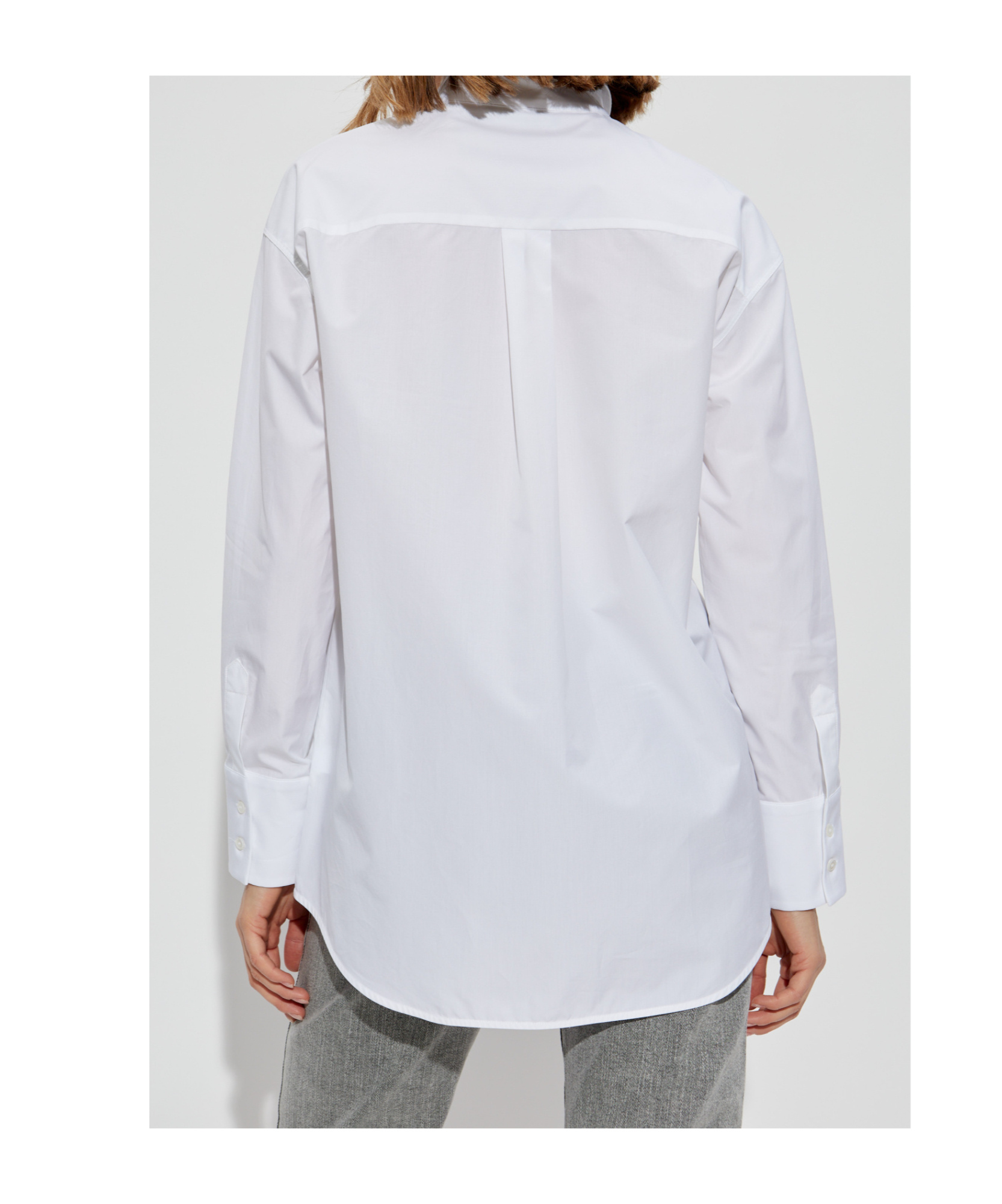 Fabiana Filippi Long-sleeved Shirt In White