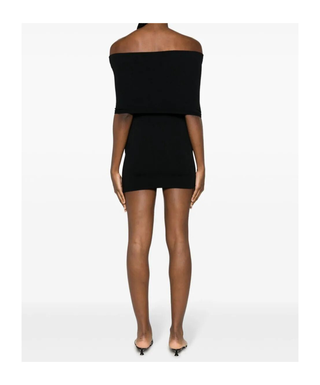Shop Wardrobe.nyc Off-the-shoulder Mini Dress