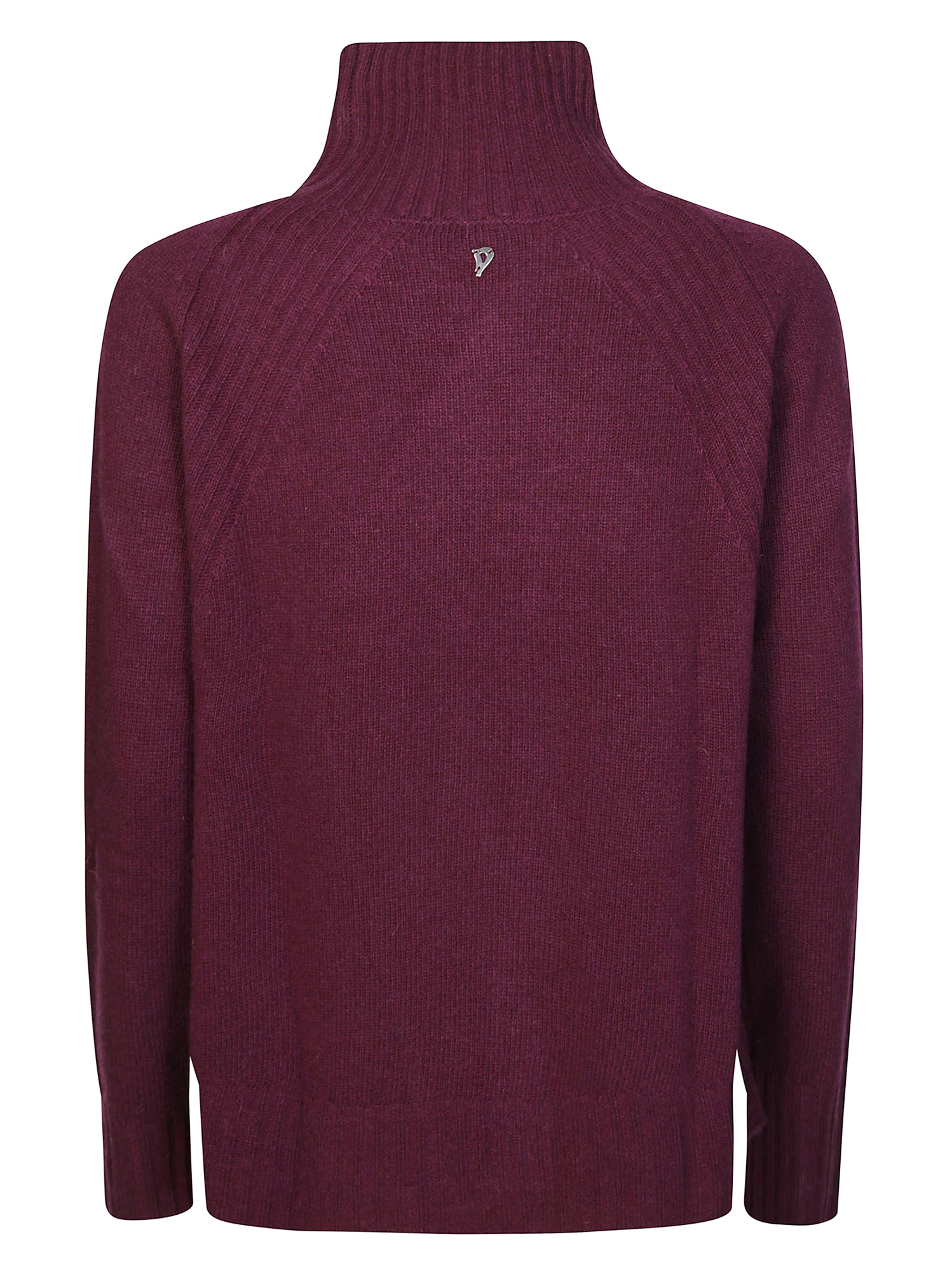 Dondup Burgundy Knit Sweater In Burgundy