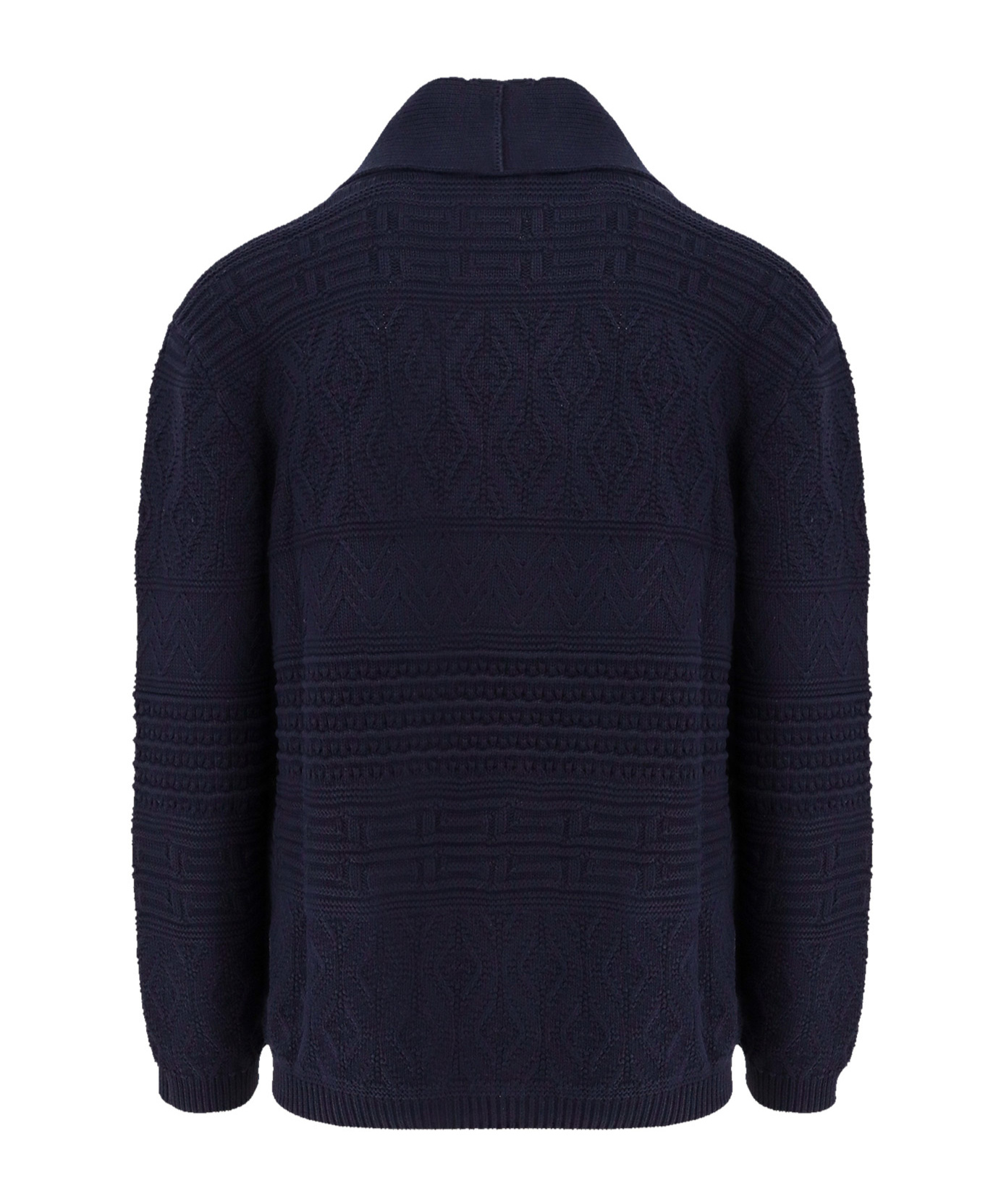 Brunello Cucinelli Lapel Long-sleeved Sweater In Black