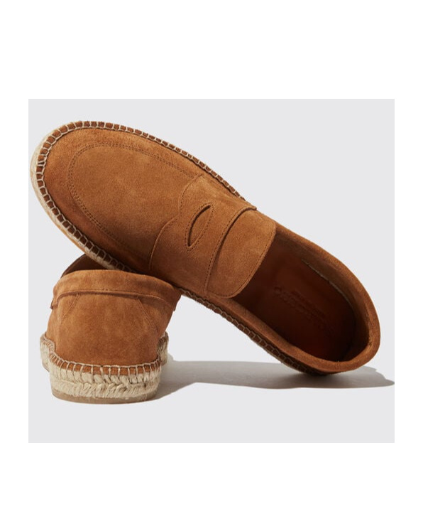 Scarosso Diego Suede Espadrilles In Brown