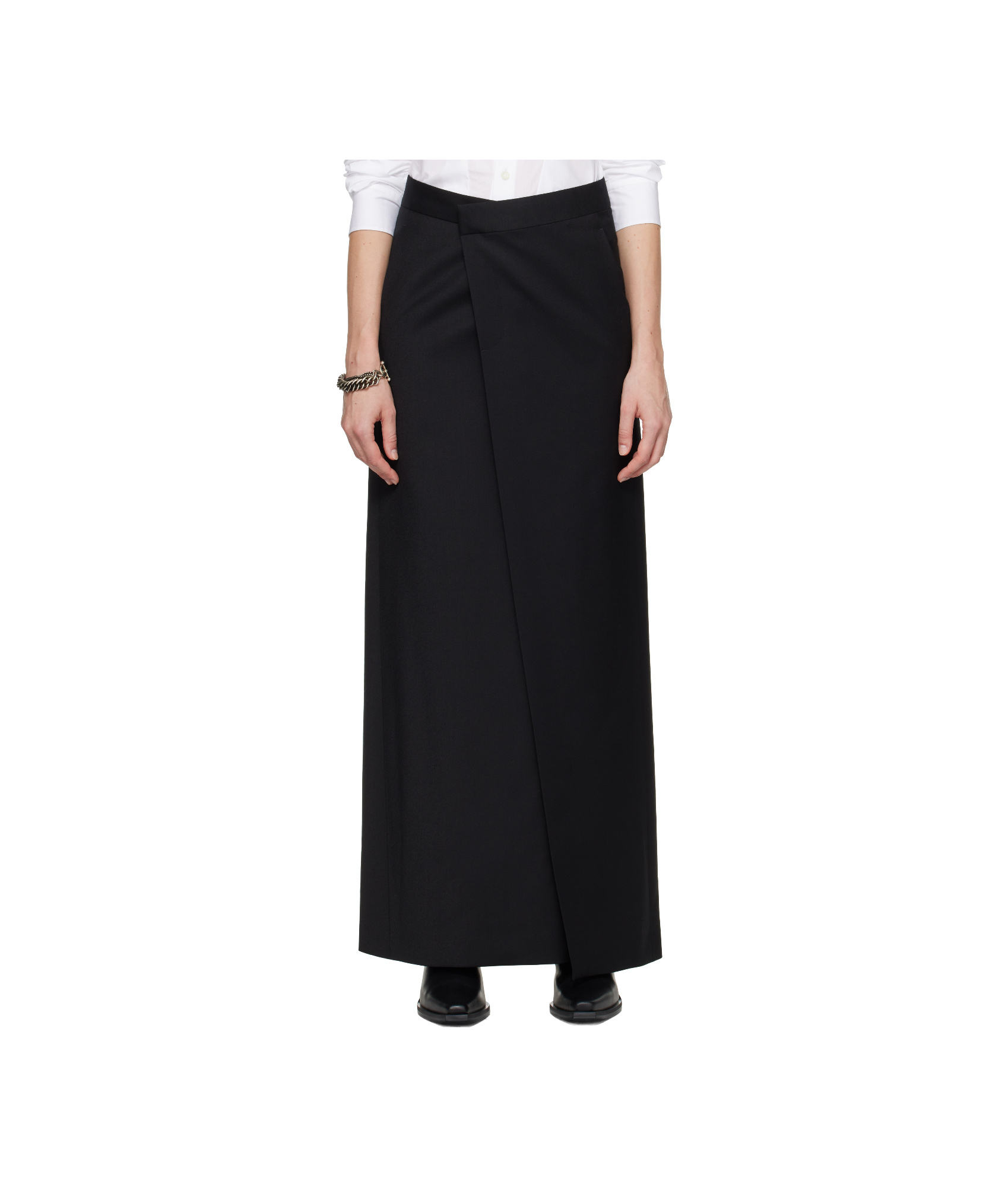 Ann Demeulemeester Wrap Skirt In Black