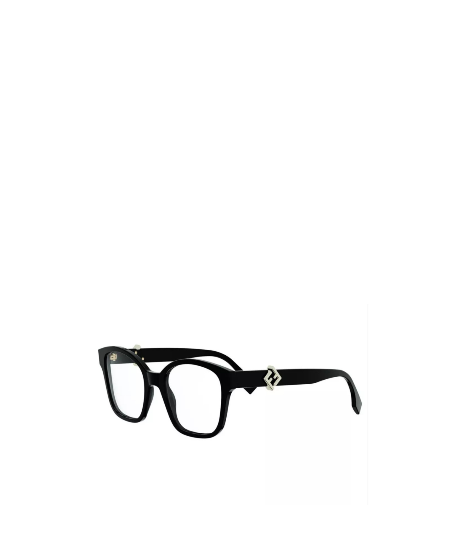 Fendi Geometric Flat Mirror In Black