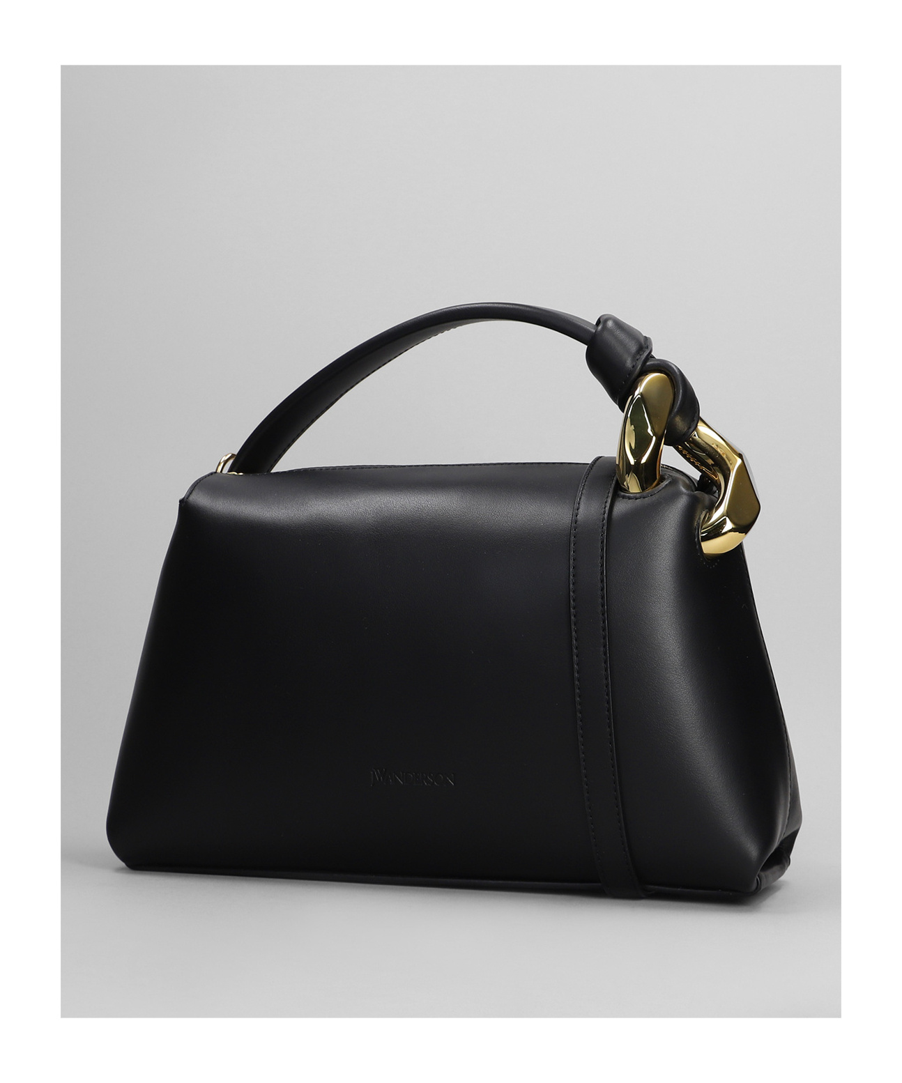 Jw Anderson Black Small Jwa Corner Bag In Black