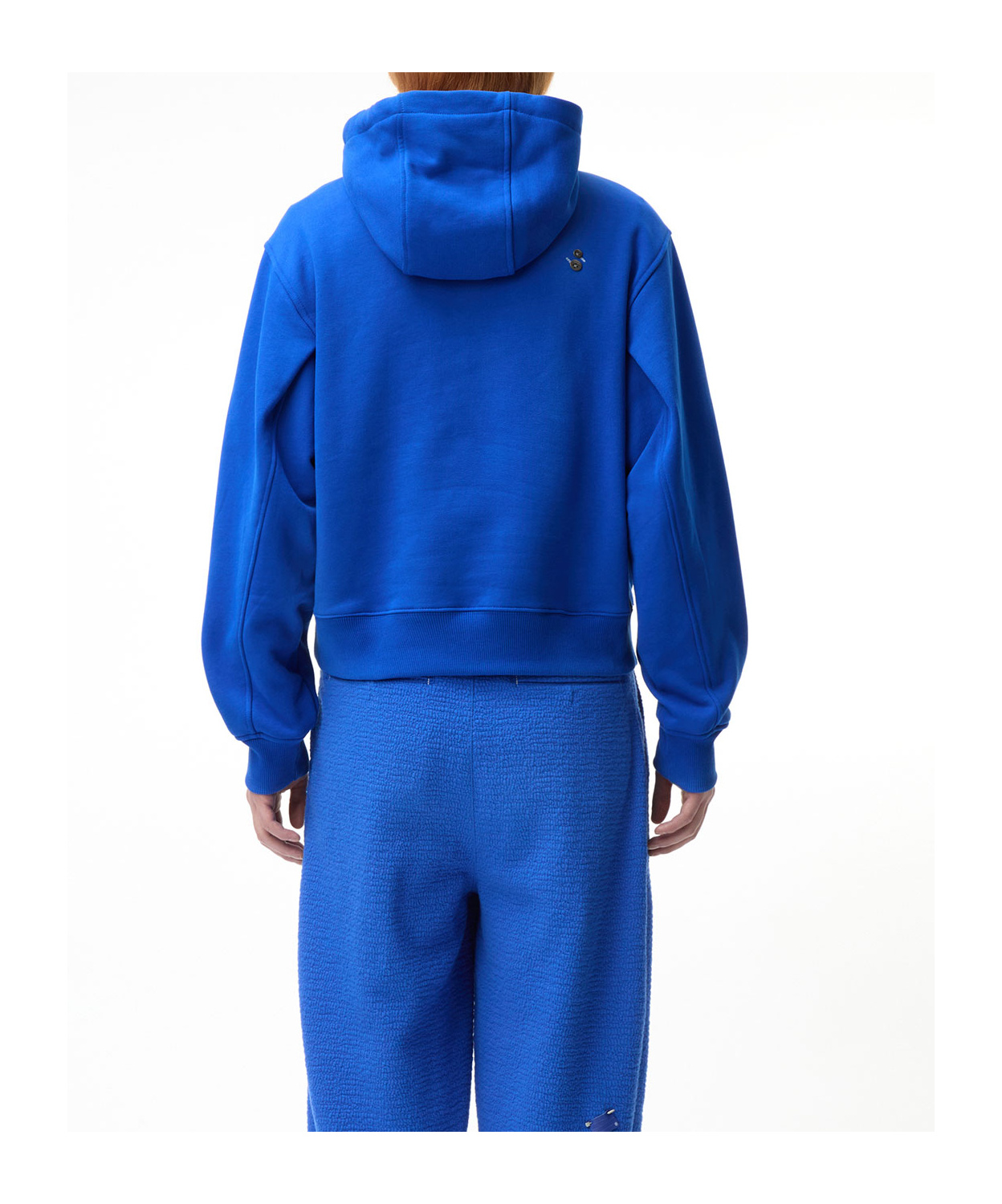 Ader Error Hooded Sweater In Blue