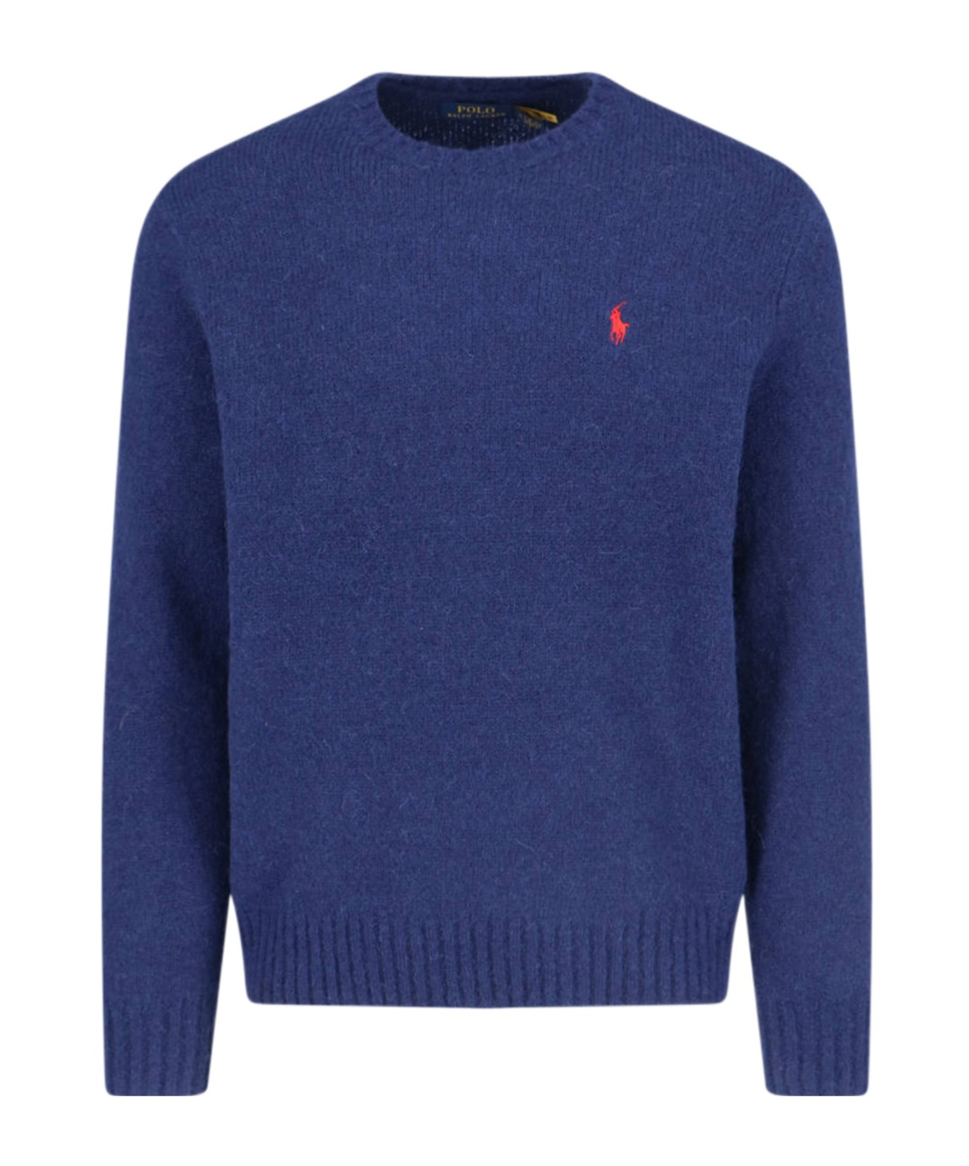 Polo Ralph Lauren Crewneck Sweatshirt With Embroidered Logo Detail In Blue