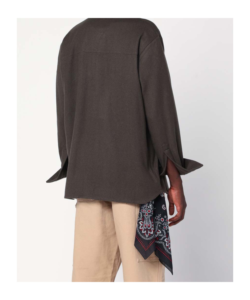 Destin Surl Long Sleeve Shirt In Brown