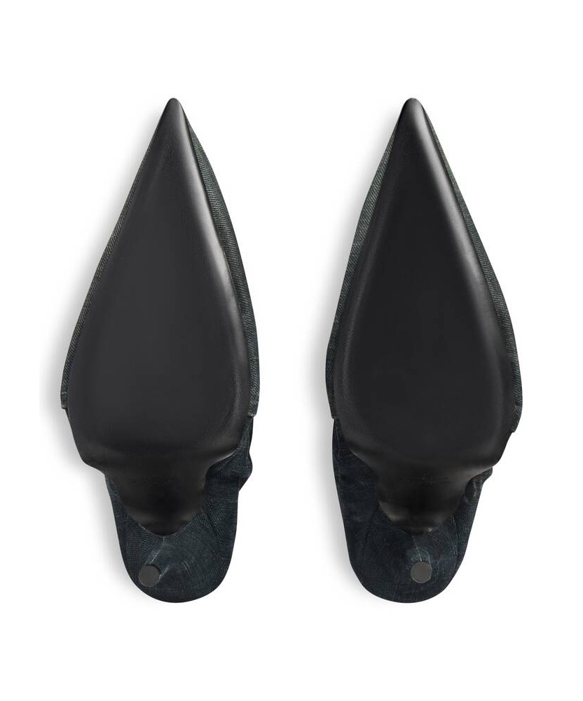 Balenciaga Wader Puffer Wide-shaft Stiletto Boots In Black