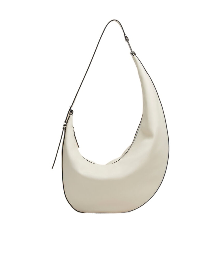 Marni Cream Leather Dot Small Hobo Bag