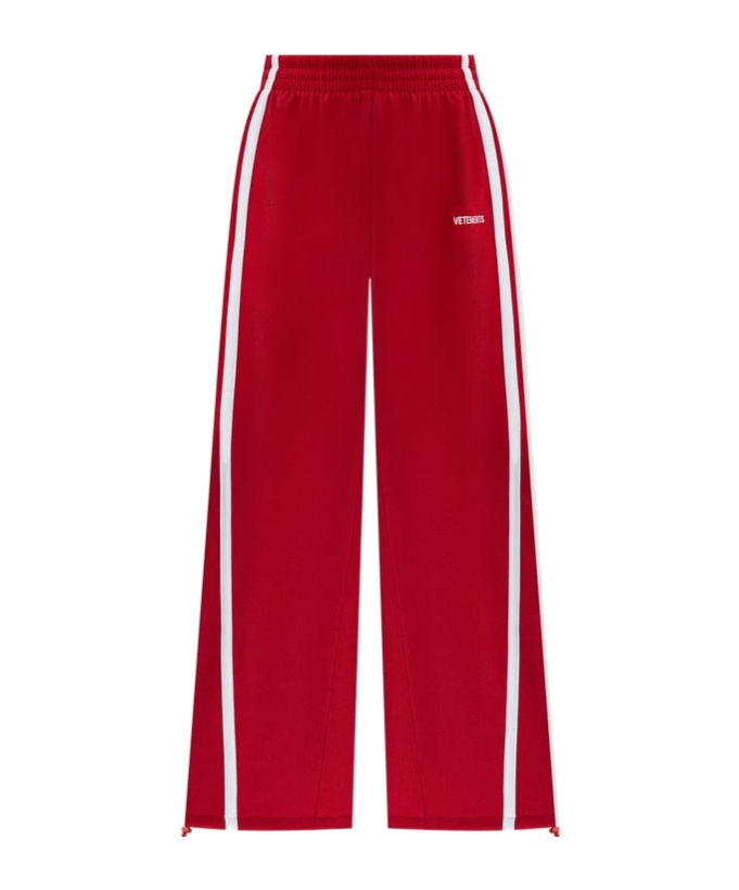 Vetements Jersey Sweatpants In Red