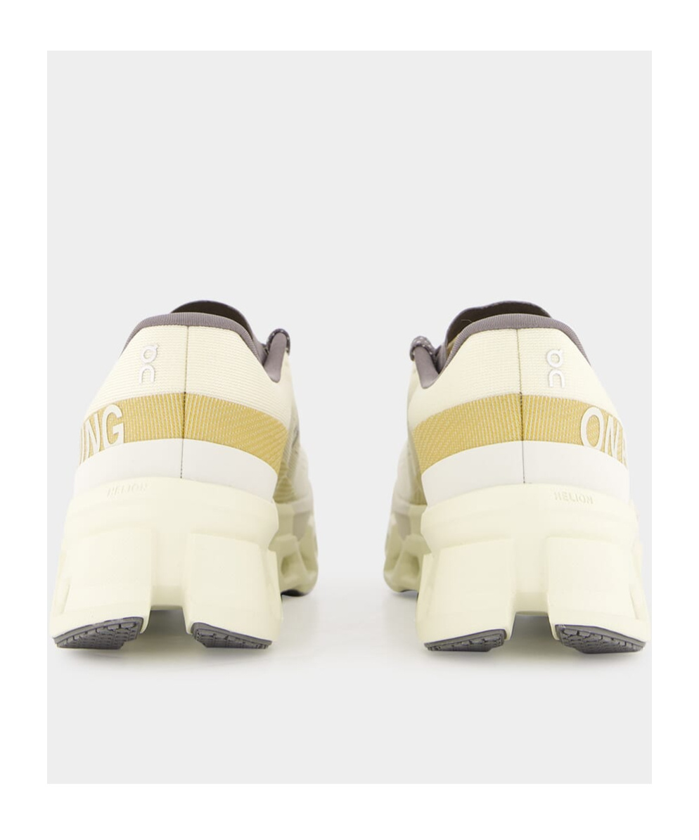 On Running Laced Sneakers In White